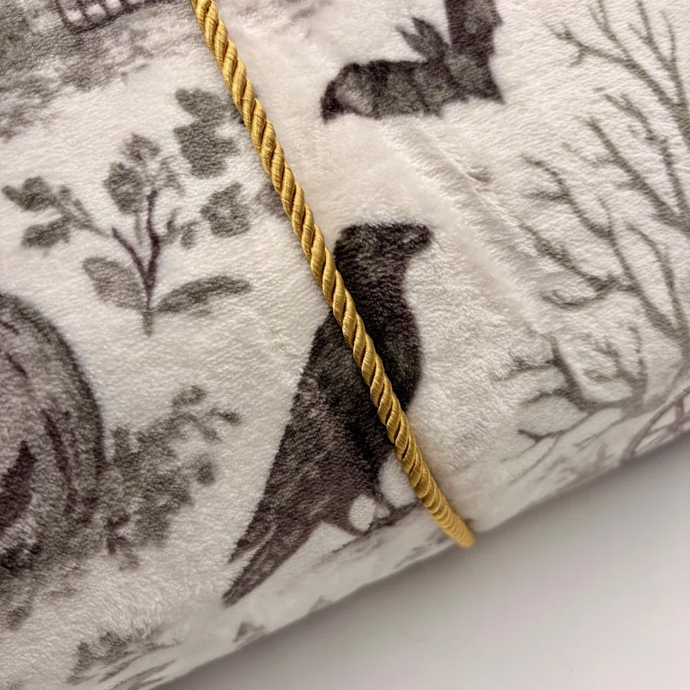 Rachel Roy Halloween Toile Plush Blanket Full Queen Haunted House Victorian Grey